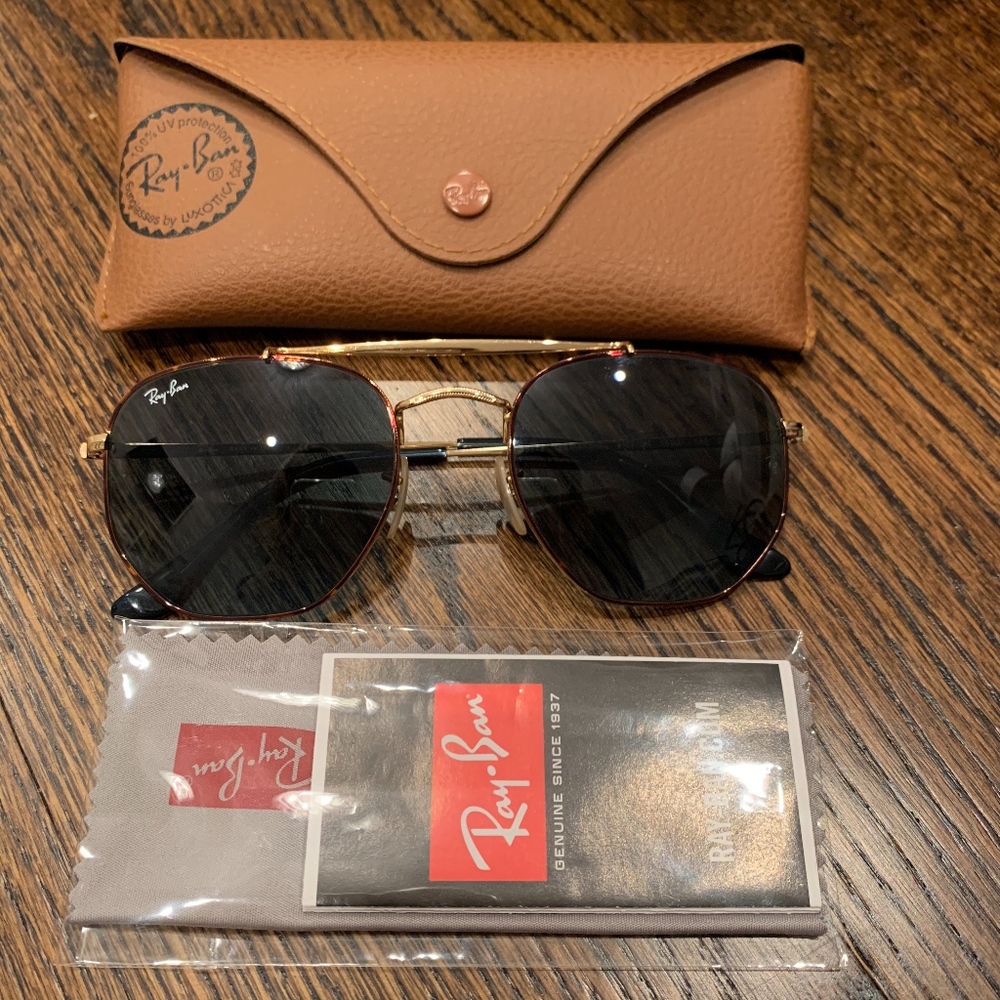 NEW Ray-Ban "The Marshall" Square Sunglasses